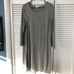 Gray sweater dress size XL